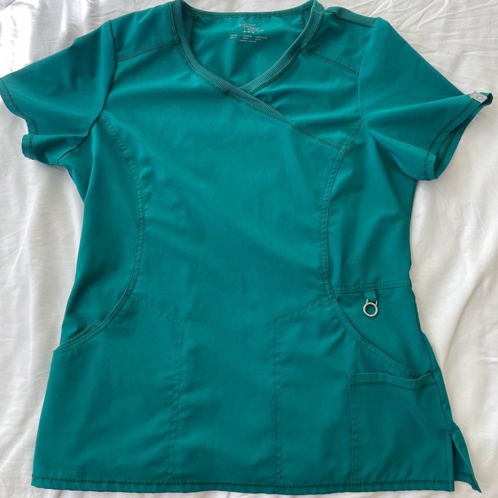 Infinity by Cherokee Scrub Top